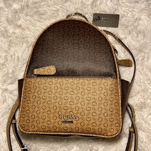 New Guess Brown & Tan Backpack